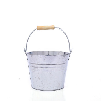 兰诗（LAUTEE）DA2184 铁皮水桶镀锌手提水桶老式储水桶 5L