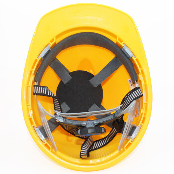 重安（CHONG AN）78型安全帽 ABS塑料V型透气孔头盔安全帽 黄色