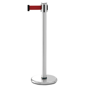 南 LG-R 伸缩带栏杆座 砂钢  银行隔离带警戒线围栏护栏排队栏