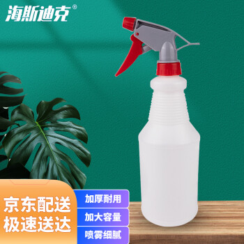 海斯迪克 HKQS-57 保洁喷雾瓶 耐酸碱喷壶 喷雾带刻度 600ml(喷头颜色随机)
