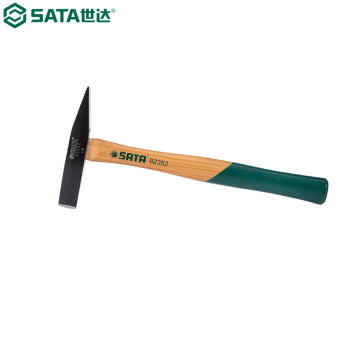 世达（SATA）92352 胡桃木柄焊工除锈锤0.6磅