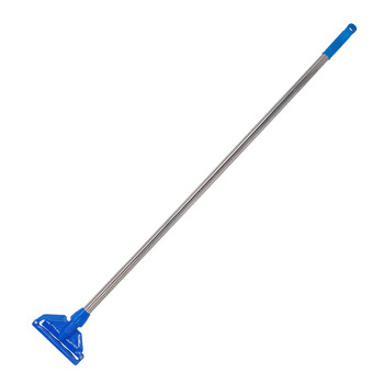 益美得 不锈钢杆棉线蜡拖商用棉纱拖把物业保洁吸水地拖墩布 拖布头2块装