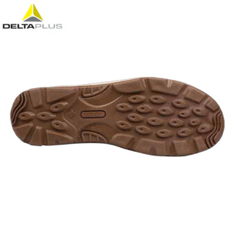 代尔塔（Deltaplus）301226 彩虹系列中帮劳保鞋 透气帆布安全鞋 防砸防穿刺防静电定做 卡其色 46码
