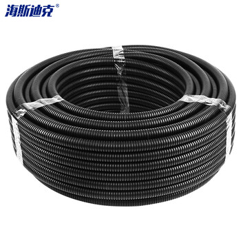 海斯迪克 HK-546 电线电缆保护套穿线软管 PE波纹管聚乙烯pe蛇皮管 塑料波纹管 AD25(100米）