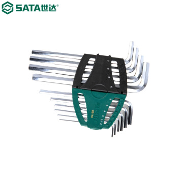 世达（SATA）09110 10件加长内六角扳手组套