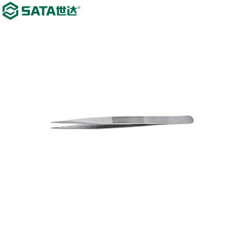 世达（SATA）03151 尖头长镊子175MM