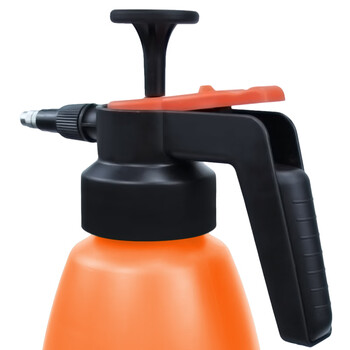 益美得 喷壶园林园艺高压喷壶喷雾洒水器大容量 1.8L橘色