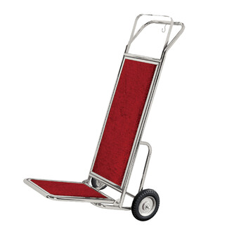 南 XL-2B 手推行李车 行李搬运车酒店箱包运送车静音轮推车 镜钢