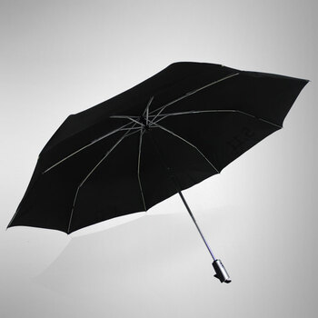 
                                        零时差十骨雨伞男超大全自动双人三人折叠商务伞防紫外线黑胶晴雨伞女 10骨单人911黑胶（防晒）                