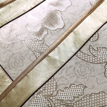 
                                        慕梵依家纺 夏季冰丝沙发坐垫凉垫 小苹果-蓝 80cm*120cm                