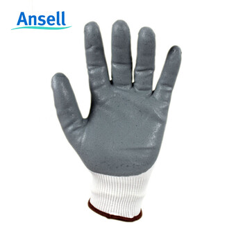 安思尔（Ansell）11-800 丁腈涂层通用防护劳保手套 9码 12副/打【通用防护手套】