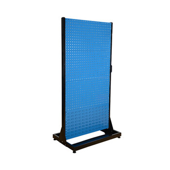 稳斯坦 工具架 物料整理货架展示架移动置物架洞洞挂板 单面固定96*41*190cm 1件 WST016