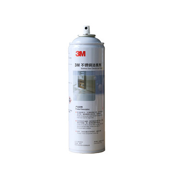 3M 不锈钢洁亮剂 金属上光剂 不锈钢清洁剂 电梯光亮剂 不锈钢扶手洁亮剂【整箱12瓶 480ml/瓶】