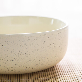 亿嘉（IJARL）日式陶瓷餐具小汤碗饭碗6英寸面碗家用碗沙拉碗北欧 印象白色