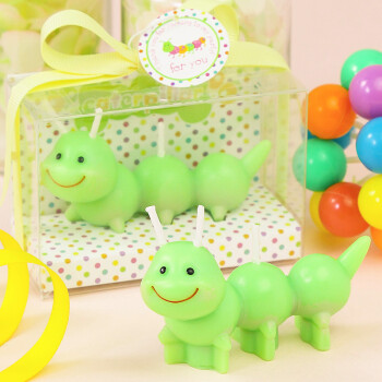 
                                                            孩派（HihgParty） 生日派对用品 生日蜡烛 狮子座狮子王 森林 动物世界 蜡烛 毛毛虫                