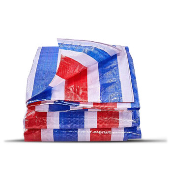 聚远 JUYUAN 4*15 彩条布防水布防雨布 塑料布雨篷布 防晒防尘防风布 4mx15m/袋