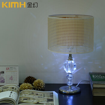 金幻床头卧室台灯具客厅落地灯装饰台灯具现代简约 带LED正白球泡5W*1个