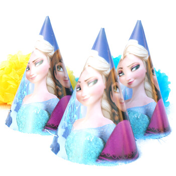 孩派/儿童生日用品/聚会用品/儿童生日派对用品冰雪奇缘帽子/1个