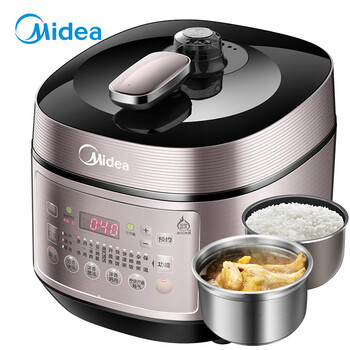 美的（Midea）电压力锅IH电磁加热电压力煲 浓香变压电高压锅MY-YL50P602