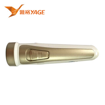 雅格YAGE LED 充电试 两档强光应急手电筒 1W  YG-3829