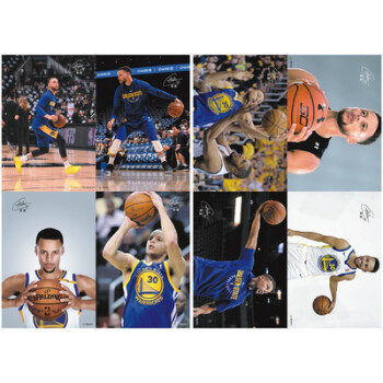nba库里海报学生宿舍壁纸装饰画 篮球金州勇士队球星卧室挂画 a款 43*