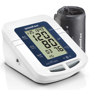 鱼跃(YUWELL)电子血压计YE660A 家用上臂式测量血压仪器 经典款