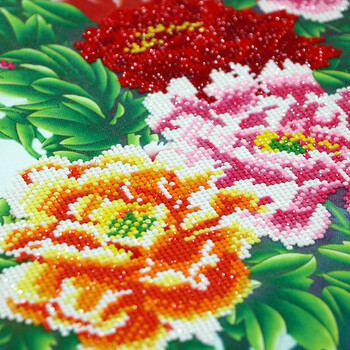 美岸新款5D钻石画客厅满钻花开富贵九鱼图圆钻点钻石十字绣魔方钻石绣 魔方钻 152*63CM  炫丽动人 2