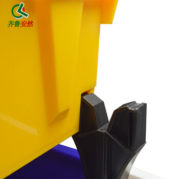 齐鲁安然 收纳零件盒 组合式物料盒 元件盒塑料盒 螺丝工具盒 背挂式 蓝色 1# 135X105X76mm