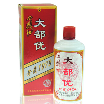 大部优西凤酒 单瓶500ml 45度凤香型 西凤酒 白酒