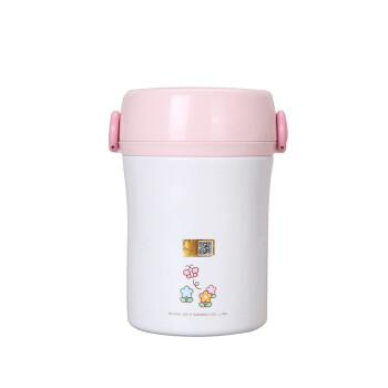 Thermos/膳魔师不锈钢保温便当盒学生便携儿童可爱男女士分层饭盒便当包JBC-800 JBC-801-PK