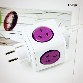 玩者  PowerCube全新二代魔方插座旅行版 USB款