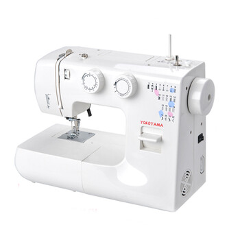 YOKOYAMA家用电动缝纫机kp-560 多功能台式吃厚锁边可调针距