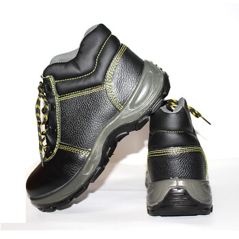 SAFEMAN君御 E7021中帮安全鞋 劳保鞋 工地男女工作鞋防砸 防滑耐油 黑色 46 5双起订