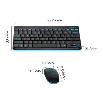 罗技（Logitech）MK245 Nano 键鼠套装 无线键鼠套装 办公键鼠套装 紧凑型 可调支架 带无线2.4G接收器 黑