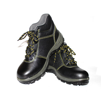 SAFEMAN君御 E7021中帮安全鞋 劳保鞋 工地男女工作鞋防砸 防滑耐油 黑色 46 5双起订