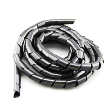 CHS电线包线缠绕管理线管黑色白色收纳绕线带埋线器缠绕管10mm黑色8米/卷 1卷