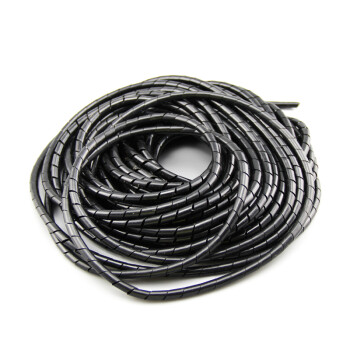 CHS电线包线缠绕管理线管黑色白色收纳绕线带埋线器缠绕管6mm黑色14.5米/卷 1卷