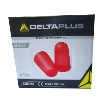 代尔塔 /DELTAPLUS  103107 PU发泡子弹型耳塞无绳 500付/盒
