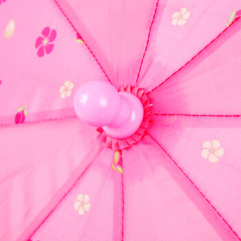 HelloKitty（凯蒂猫）儿童雨伞女童半自动晴雨伞宝宝直柄伞卡通公主 KTU-9601粉色 19寸