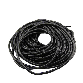CHS电线包线缠绕管理线管黑色白色收纳绕线带埋线器缠绕管4mm黑色24.5米/卷 1卷