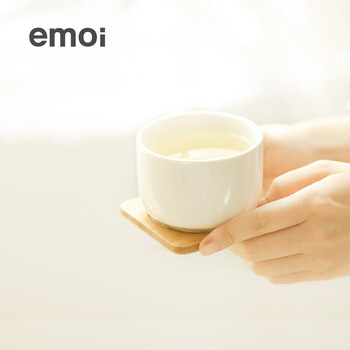 新品| emoi基本生活 竹盖陶瓷茶具套装 五件套H8933