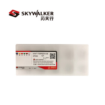 刃天行AXMT1705PEER-G08 WP300 90°波刃方肩铣刀片 钢＆不锈钢加工 一盒10片 付款后1-37天发货SKYWALKER