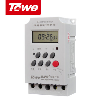 同为（TOWE）时控开关 定时器 定时开关 时间控制器延时开关 工业时控开关TW-ED32J