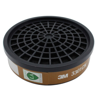 3M 3301CN 防有机气体 滤毒盒/喷漆防毒/防装修异味/3200面具配件 3301滤毒盒(10只)