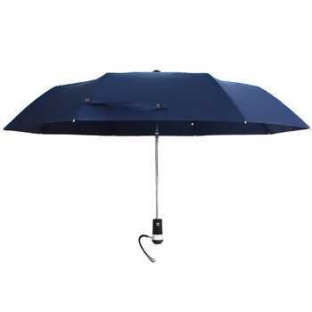 
                                        伞伞发光雨伞 夜间安全LED灯伞 全自动自开自收折叠雨伞防紫外线遮阳晴雨伞商务男女通用                