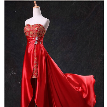 白首成约 2015新款敬酒服新娘结婚晚礼服长款