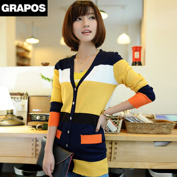 GRAPOS<em>夏季</em>女装韩版<em>少女</em>装<em>中长款针织</em>衫开