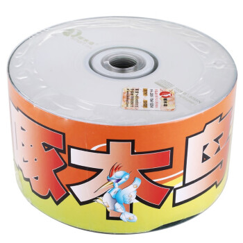 啄木鸟 CD-R 光盘/刻录光盘/空白光盘/刻录碟片/  52速 700M 白系列 热缩膜包装50片 不带桶 刻录盘
