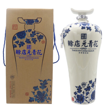 河南酒赊店老酒赊店元青花46度3000ml大坛装礼盒一瓶礼盒
