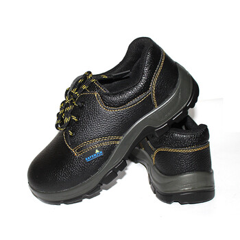 SAFEMAN君御 E5023安全鞋 劳保鞋 工地男女工作鞋 钢包头 防砸防刺穿 防滑耐油 黑色 38